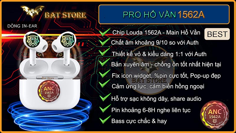 Tai Nghe AirPod Pro Hổ vằn 1562A