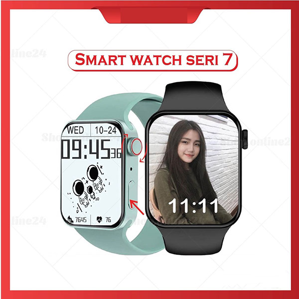 Đồng Hồ Thông Minh Smart watch Seri 7, W26+pro Seri 6 Nghe gọi trực tiếp Tràn Viền 44mm mới nhất 2021