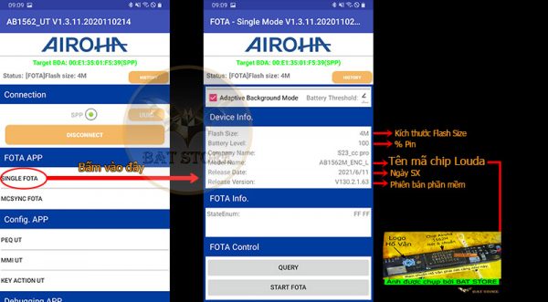 Phần mềm App kiểm tra tai nghe AirPod Hổ Vằn chuẩn -h2